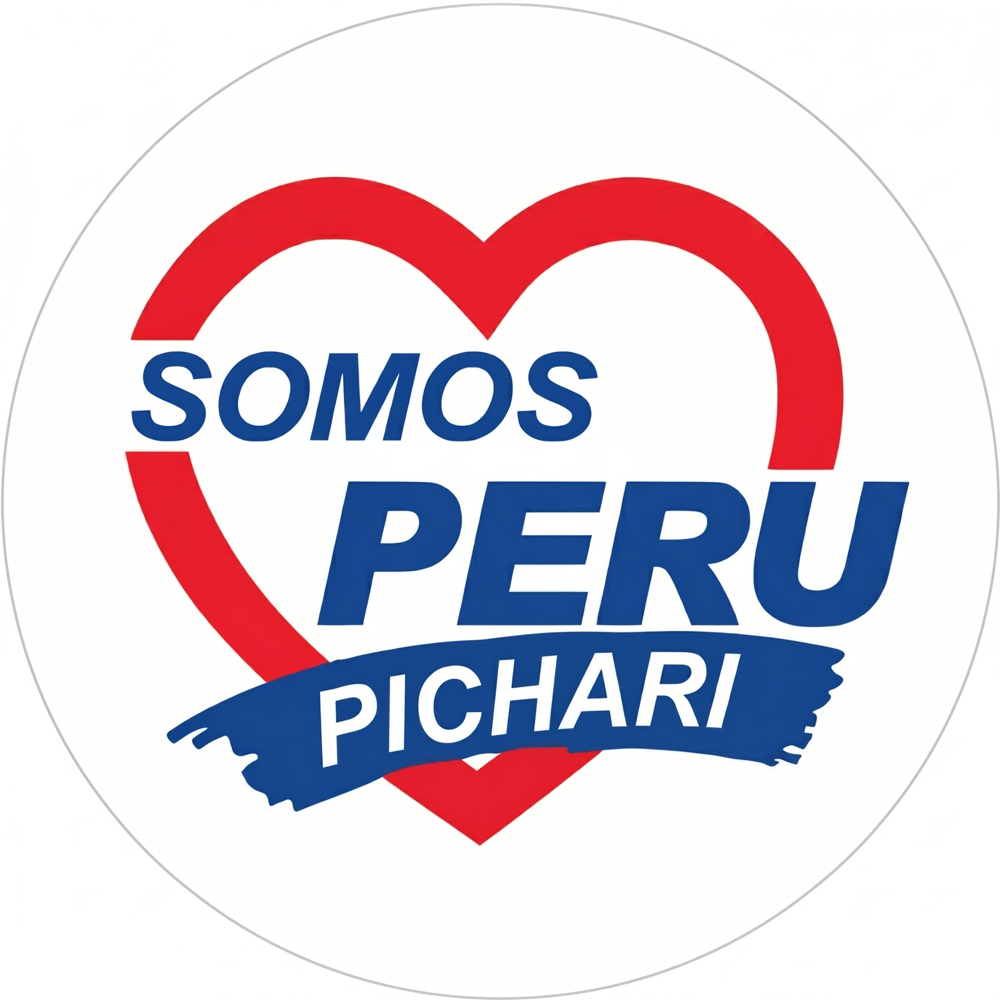 Logo Somos Perú — Corazón rojo